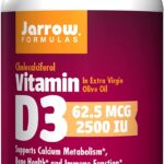Jarrow Formulas Vitamin D3 2500 IU 100 softgels