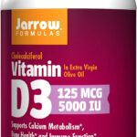 Jarrow Formulas Vitamin D3 5000 IU 100 gels